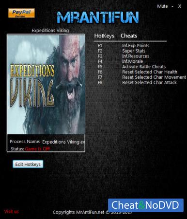 Expeditions: Viking  Trainer +7 v1.0.7.2 {MrAntiFun}
