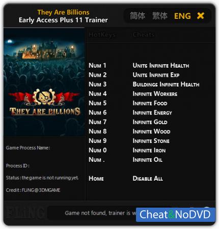 They Are Billions  Trainer +11 Early Access {FLiNG}