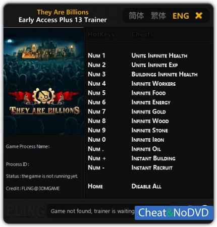 They Are Billions  Trainer +13 Early Access {FLiNG}