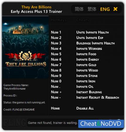 They Are Billions  Trainer +13 Early Access Updated 2017.12.12 {FLiNG}