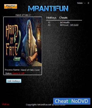 Hand of Fate 2  Trainer +3 v1.0.15  {MrAntiFun}