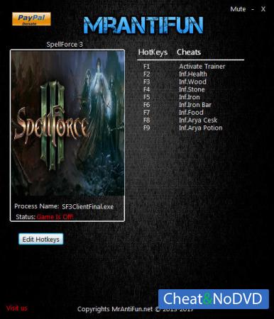 SpellForce 3  Trainer +8 v12.16.2017 {MrAntiFun}