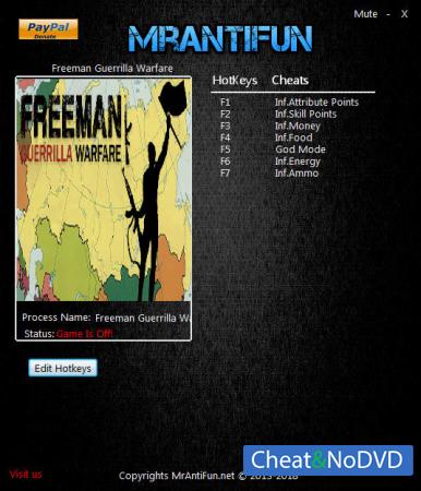 Freeman: Guerrilla Warfare  Trainer +7 v0.110 {MrAntiFun}