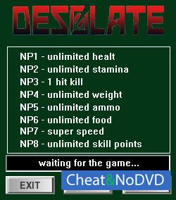 Desolate  Trainer +8 v0.7.45 {dR.oLLe}