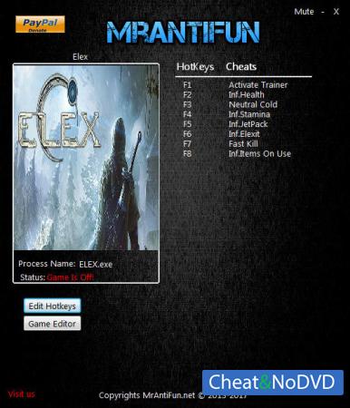 ELEX  Trainer +15 v1.0.2 {MrAntiFun}