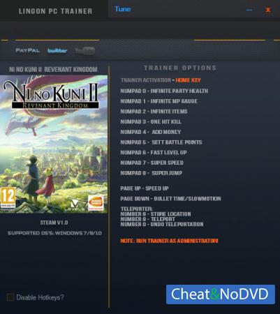 Ni No Kuni 2: Revenant Kingdom  Trainer +13 v1.0 {LinGon}