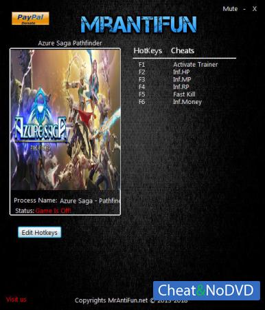 Azure Saga: Pathfinder  Trainer +5 v1.0.3 {MrAntiFun}