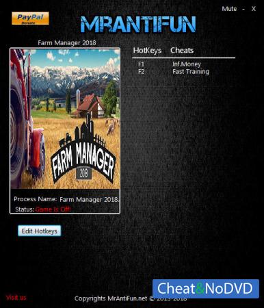 Farm Manager 2018  Trainer +2 v1.0.20180410.1 {MrAntiFun}