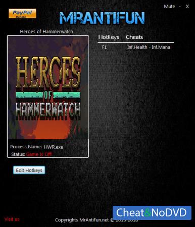 Heroes of Hammerwatch  Trainer +2 vb72 {MrAntiFun}