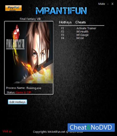 Final Fantasy 8  Trainer +3 v05.07.2018 {MrAntiFun}