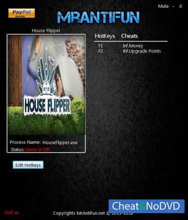 House Flipper  Trainer +2 v1.0 {MrAntiFun}