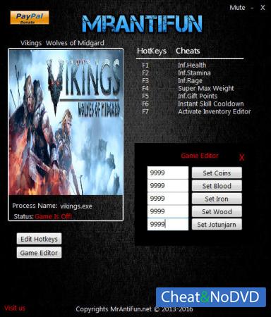 Vikings - Wolves of Midgard  Trainer +11 v2.03 {MrAntiFun}