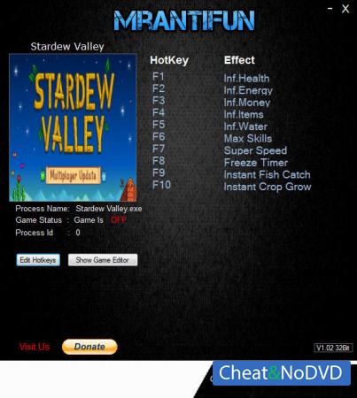 Stardew Valley  Trainer +11 v1.30 {MrAntiFun}