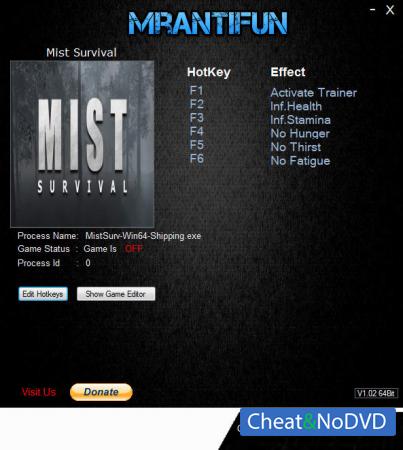 Mist Survival  Trainer +5 v0.1.5 {MrAntiFun}