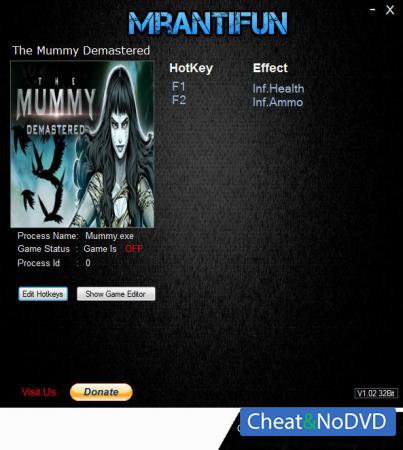 The Mummy Demastered  Trainer +2 v25.08.2018 {MrAntiFun}