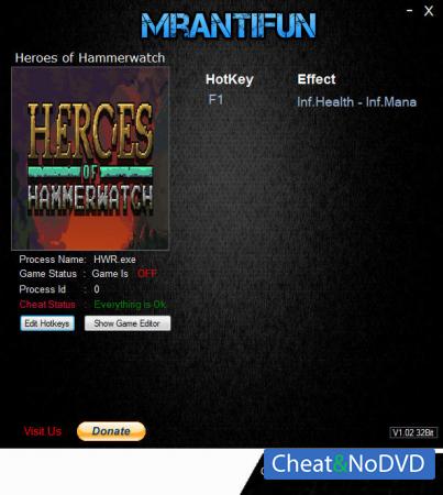 Heroes of Hammerwatch  Trainer +2 vb83 {MrAntiFun}