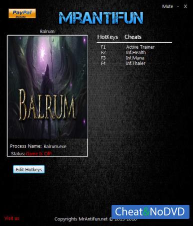 Balrum  Trainer +3 v1.12 {MrAntiFun}