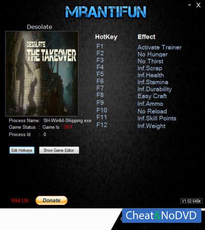 Desolate  Trainer +11 v0.8.49 {MrAntiFun}