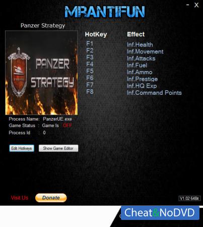 Panzer Strategy  Trainer +8 v13.09.2018 {MrAntiFun}