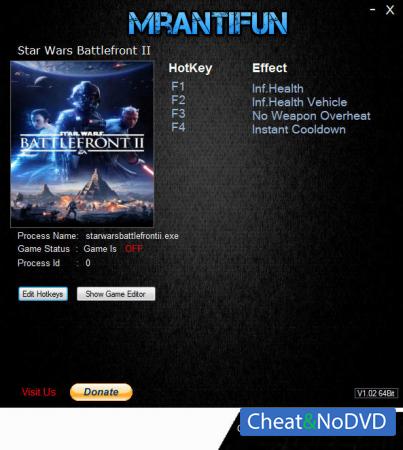 Star Wars: Battlefront 2 2017  Trainer +4 v09.19.2018 {MrAntiFun}