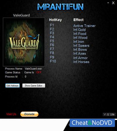 ValeGuard  Trainer +9 v23.09.2018 {MrAntiFun}