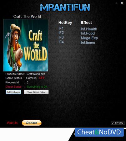 Craft The World  Trainer +5 v1.4.015 {MrAntiFun}