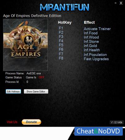 Age of Empires: Definitive Edition  Trainer +7 Build 5314 {MrAntiFun}