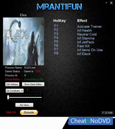 ELEX  Trainer +15 v1.0.2946.0 {MrAntiFun}