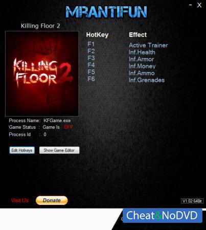 Killing Floor 2  Trainer +5 v1071 {MrAntiFun}