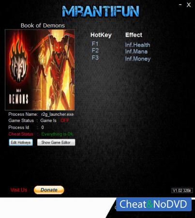 Book of Demons  Trainer +3 v0.98.17491 {MrAntiFun}