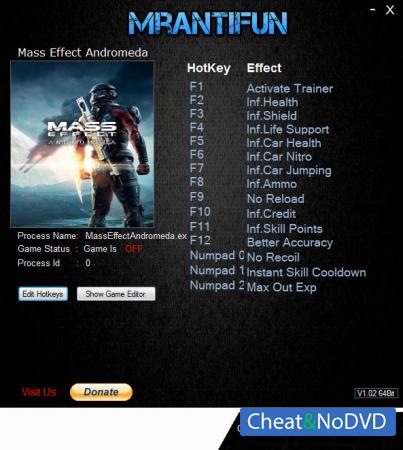 Mass Effect: Andromeda Trainer +14 v1.10 {MrAntiFun}