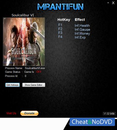 Soulcalibur VI  Trainer +4 v1.0.01 {MrAntiFun}