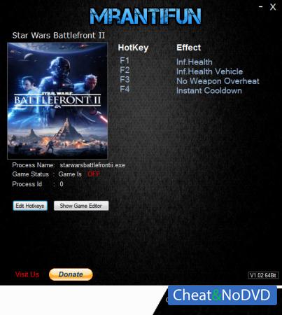 Star Wars: Battlefront 2 2017  Trainer +4 v28.10.2018 {MrAntiFun}