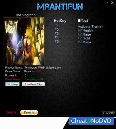 The Vagrant  Trainer +5 v1.455.181117 {MrAntiFun}