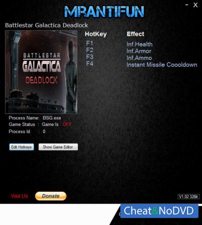 Battlestar Galactica Deadlock  Trainer +4 v1.1.54 {MrAntiFun}