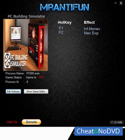 PC Building Simulator  Trainer +2 v0.9.2.5 {MrAntiFun}