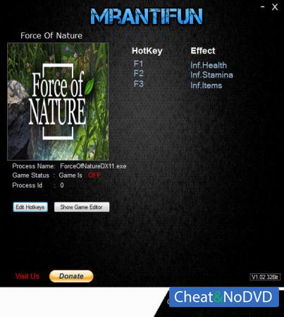 Force of Nature  Trainer +3 v1.1.19 {MrAntiFun}