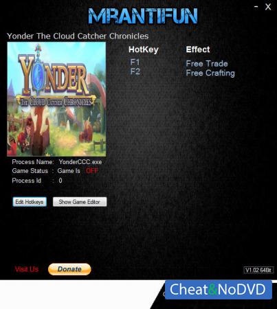 Yonder: The Cloud Catcher Chronicles  Trainer +2 v1.08 {MrAntiFun}