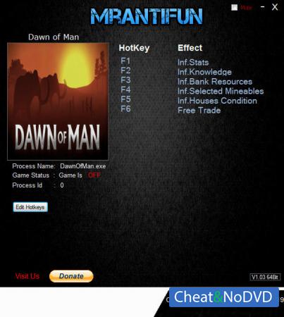 Dawn of Man  Trainer +6 v0.4.0 {MrAntiFun}