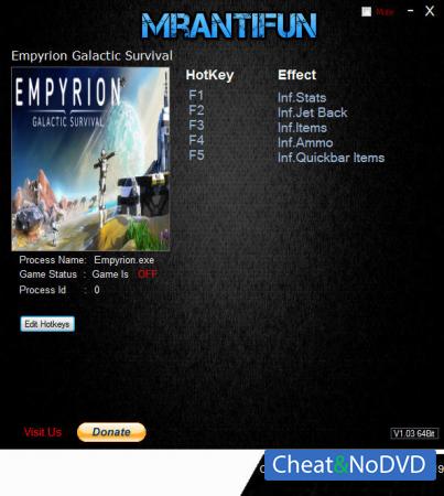 Empyrion: Galactic Survival  Trainer +5 v9.1.0.2137 {MrAntiFun}