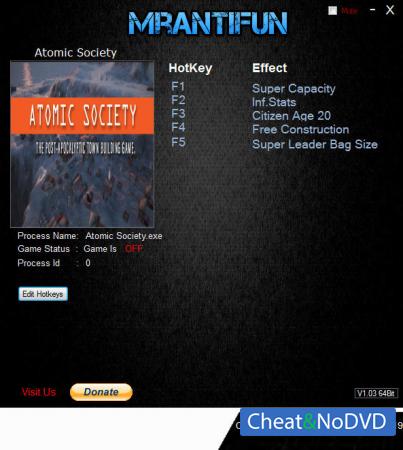 Atomic Society  Trainer +5 v0.1.0.4 {MrAntiFun}