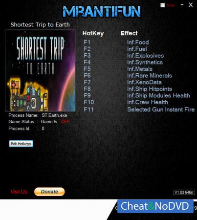 Shortest Trip to Earth  Trainer +11 v0.51.2 {MrAntiFun}