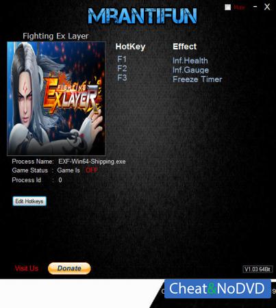 Fighting EX Layer  Trainer +3 v1.1.3 {MrAntiFun}