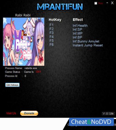 Rabi-Ribi  Trainer +6 v1.99 {MrAntiFun}