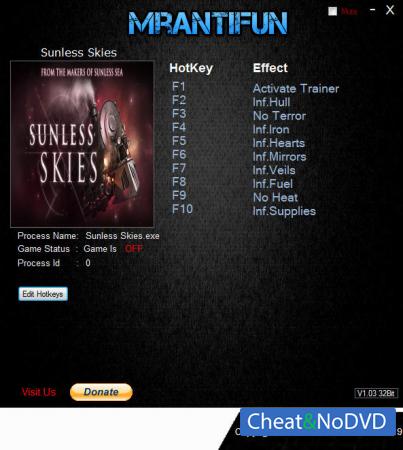 Sunless Skies  Trainer +9 v1.1.9.5.08 {MrAntiFun}