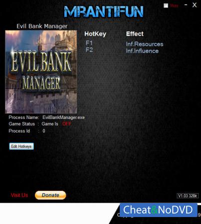 Evil Bank Manager  Trainer +2 v11.02.2019 {MrAntiFun}