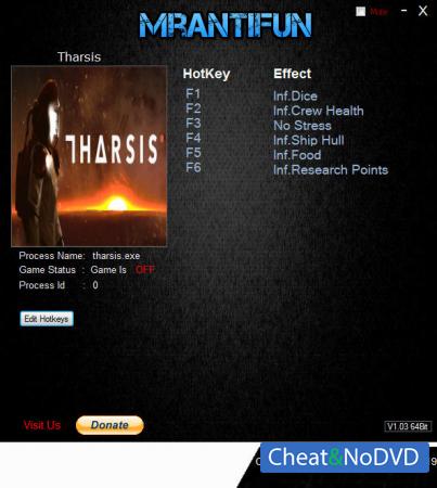 Tharsis  Trainer +6 v11.03.2019 {MrAntiFun}