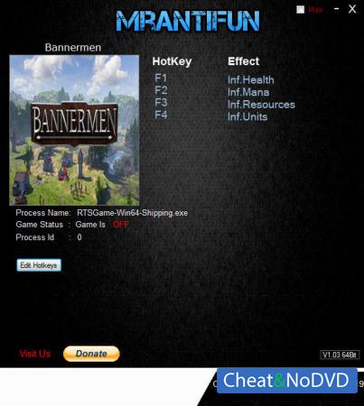 BANNERMEN  Trainer +4 v1.0.7 {MrAntiFun}