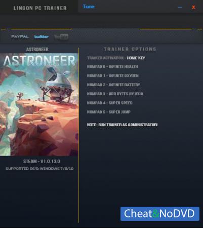 ASTRONEER  Trainer +6 v1.0.13.0 {LinGon}