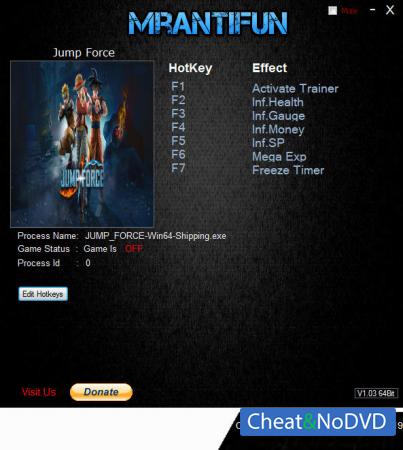 Jump Force  Trainer +6 v1.04 {MrAntiFun}